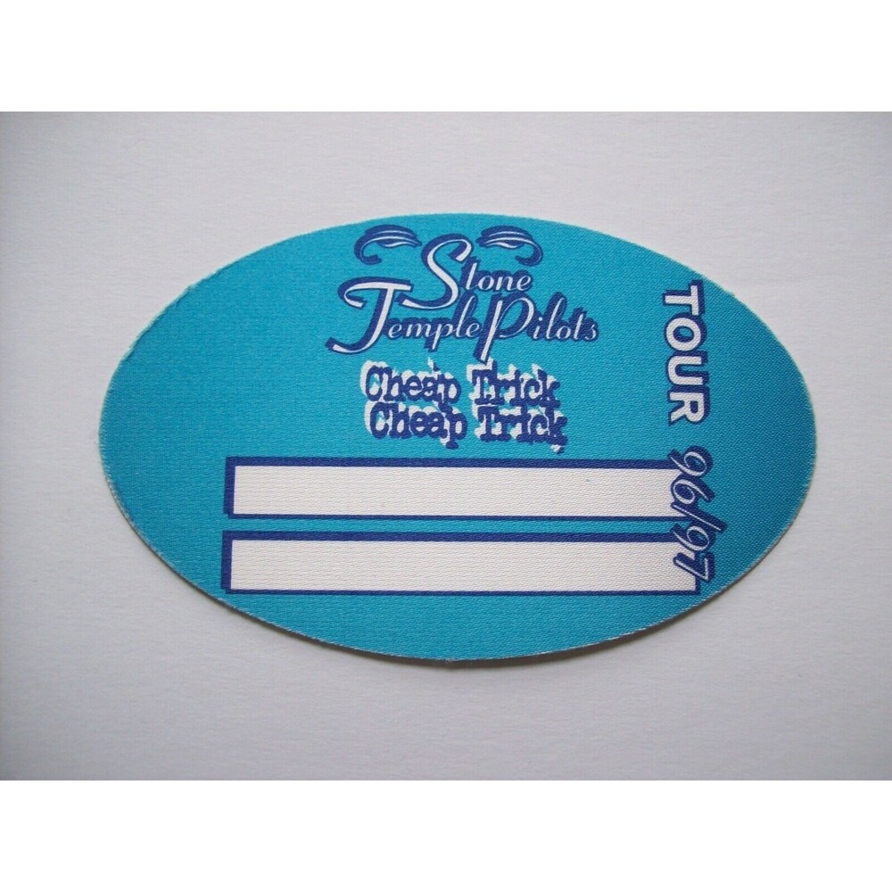 Stone Temple Pilots Cheap Trick Backstage Concert Pass Original 1996/97 Rock Pop